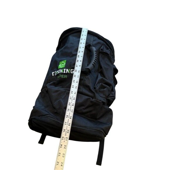 Training Sniper Athletic Backpack 20"H x 12"W Black Nylon Coach/Player- Soccer - Picture 8 of 10